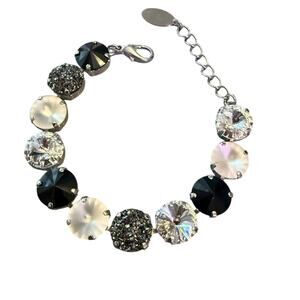 VGB Silver Tone Sabika LIKE Tennis Bracelet